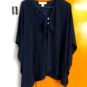 L/XL Navy Michael Kors Blouse